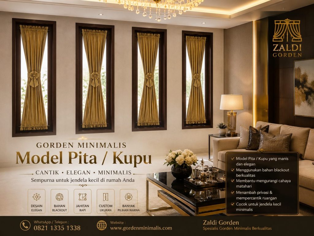 Gorden Jendela Minimalis Model Pita 21