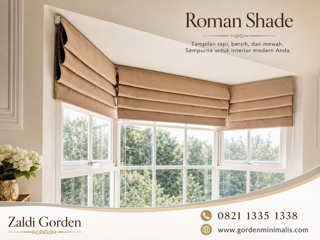 Gorden roman shade minimalis modern 3