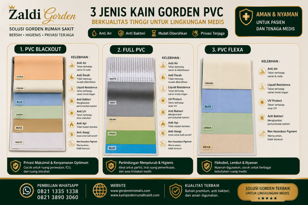 Jenis Kain gorden rumah sakit 1