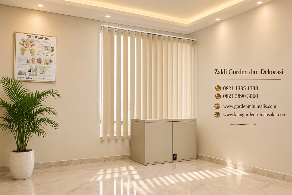 Gorden Vertikal Blind untuk kantor