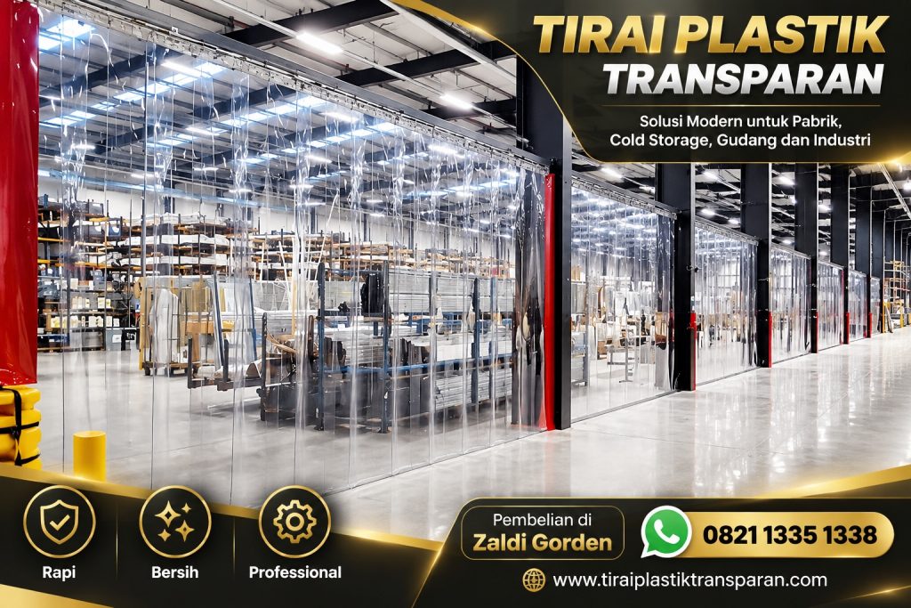 Tirai Plastik PVC Transparan