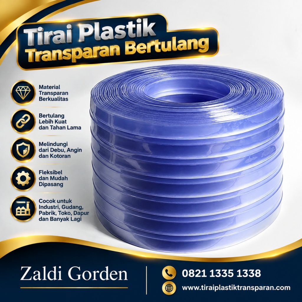 Tirai Plastik PVC Transparan